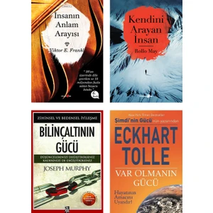 Insanın Anlam Arayışı - Kendini Arayan Insan - Bilinçaltının Gücü - Varolmanın Gücü - 4 Kitap Set