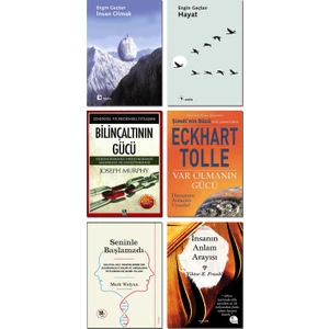İnsan Olmak - Hayat Engin Geçtan - Seninle Başlamadı - İnsan ın Anlam Arayışı - Bilinçaltının Gücü - Var Olmanın Gücü - 6 Kitap