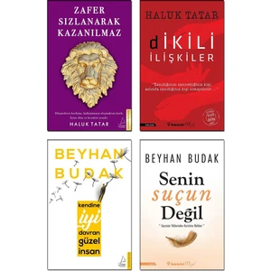 Zafer Sızlanarak Kazanılmaz - Dikili İlişkiler - Senin Suçun Değil - Kendine Iyi Davran Güzel İnsan - 4 Kitap