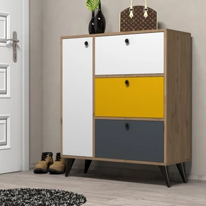 Bella 1804 Ayakkabılık 6 Raflı 4 Kapaklı COLORFUL9625388000073