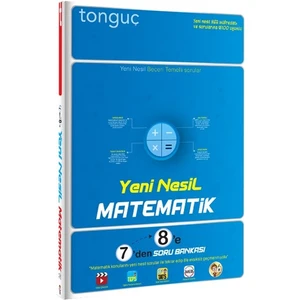 Tonguç Akademi Yeni Nesil Matematik 7'den 8'e Soru Bankası