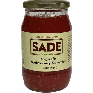 Sade Organik Organik Doğranmış Domates 345 gr