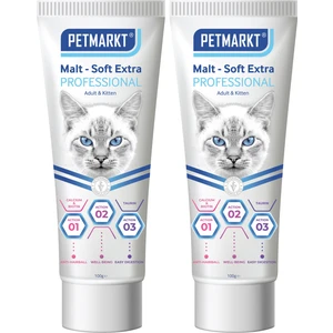 Pet Markt Tüy Yumağı Önleyici Yetişkin ve Yavru Kedi Malt Paste 100 gr x 2 Adet