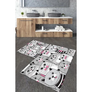 Banyo Paspası, Klozet Takımı, Yıkanabilir Halı, Kaymaz Taban Halı, Halı