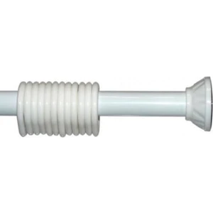 10 Numara Düz Banyo Borusu 120 x 210 cm Banyo Duş Perde Borusu Beyaz