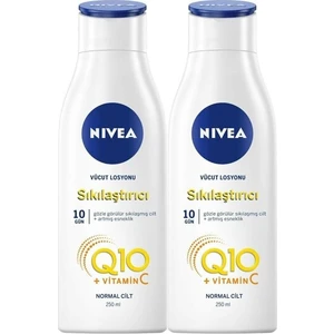 Body Q10 Sıkılaştırıcı Vücut Losyonu C Vitaminli 250 ml x 2