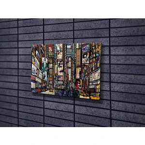 Tablo 360 New York Illustrasyon Kanvas Tablo
