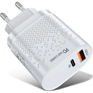 20 W 3 Amper 1 Pd + 1 USB Portlu Hızlı Şarj Cihaz - Çoklu Şarj