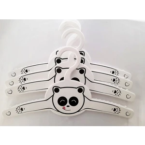 4'lü Panda Desenli Bebek Elbise Askısı