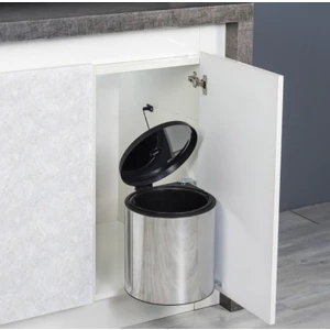 Dolap Içi Çöp Kovası (Dolaba Montajlı Kapakla Birlikte Açılır Çöp Kovası) Standart 11 Litre