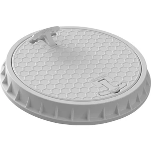 Ø 400 mm Yuvarlak El Tutamaklı Plastik Rögar Menhol Kapak ve Çerçeve