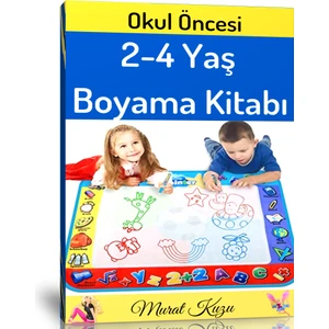 Okul Öncesi 2-4 Yaş Boyama Kitabı