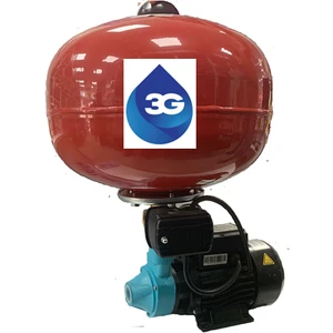 Qbm-80 - 1.hp 220V 24LT Tanklı Paket Hidrofor 3g Sulama