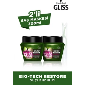 Bio-Tech Saç Bakım Maskesi 300 Ml X 2 Adet