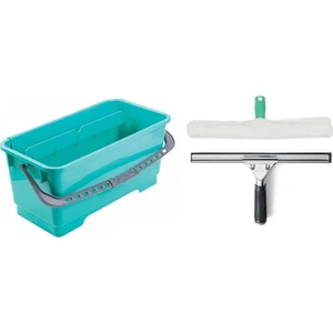 Sos Tedarik Camcı Kovası 20 L + Cam Peluş Takım ve Paslanmaz Camsil 45 cm