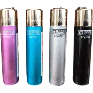 Clipper Micro Crystal Taşlı Çakmak 4'lü Set (No4)