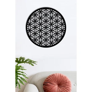 Nt Handmade Ahşap Yaşam Çiçeği Kutsal Geometri Dekoratif Tablo
