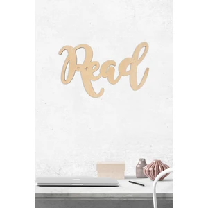 Nt Handmade Read Ahşap Lazer Kesim Duvar Dekoru