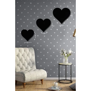 Nt Handmade 3 Boy Kalp Ahşap Mdf Tablo