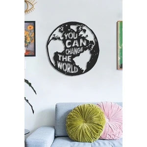 Nt Handmade You Can Change The World Ahşap Duvar Dekoru