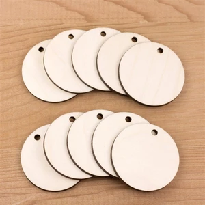 Nt Handmade 10 Adet Ahşap Yuvarlak Set