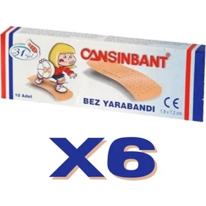 Bant Bez Yara Bandı 6 Paket (Toplam 60 Adet)