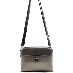 Silver Polo Platin Üç Bölmeli Kadın Çapraz Çanta/postacı Çantası SP623