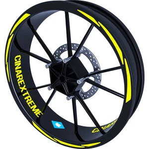 Çınar Extreme 3 Parça Tasarımlı Jant Şeridi Sticker Reflektif & Floresan Renkler Çınar Extreme