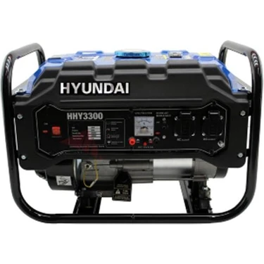 Hyundai HHY3300 Benzinli Jeneratör 2.8 Kw İpli Çalıştırma ile Güçlü