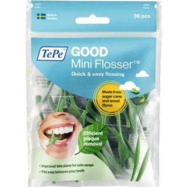 Tepe Good Mini Flosser Diş Temizleyici 36 Adet Etkili Diş Eti Temizliği Sağlayan