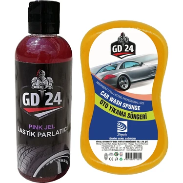 GD24 Lastik Parlatıcı Jel (200 Ml) + GD24 Yıkama