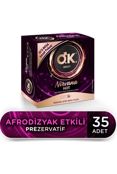 Okey Nirvana 35'li Prezervatif Avantaj Paketi