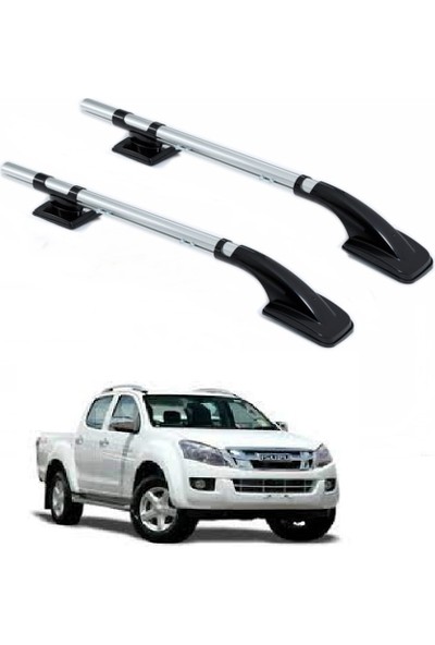 Isuzu D-Max (2012 Sonrası) Tavan Çıtası - Silver