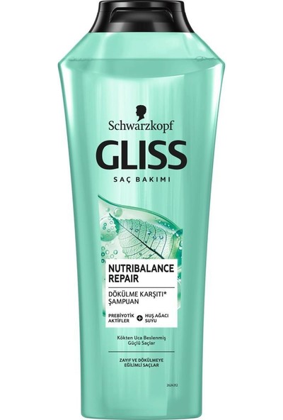 Schwarzkopf Gliss Nutribalance Saç Bakım Şampuanı 360 ML