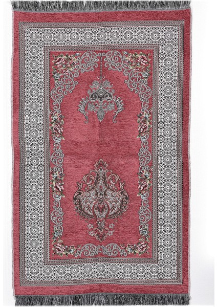 Ottoman Şönil Mihraplı Lüx Seccade Pudra