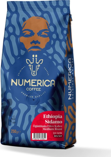 Ethiopia Sidamo Yöresel Filtre Kahve 250 gr