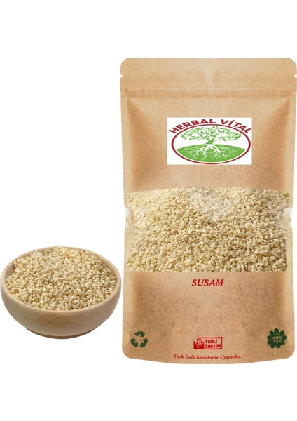 Herbal Vital Sarı Yerli Susam 1 kg