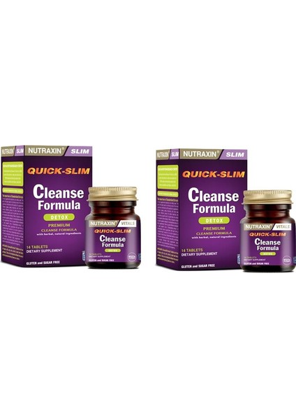 Quick-Slim Cleanse Formula 7 14 Tablet X2