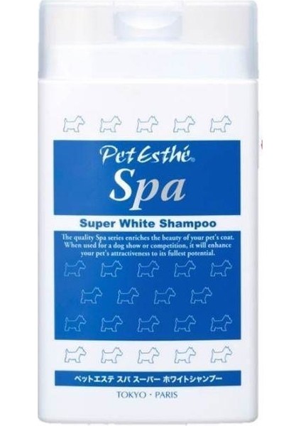 Pet Esthe Spa Süper Beyaz Köpek Şampuanı 350 ml