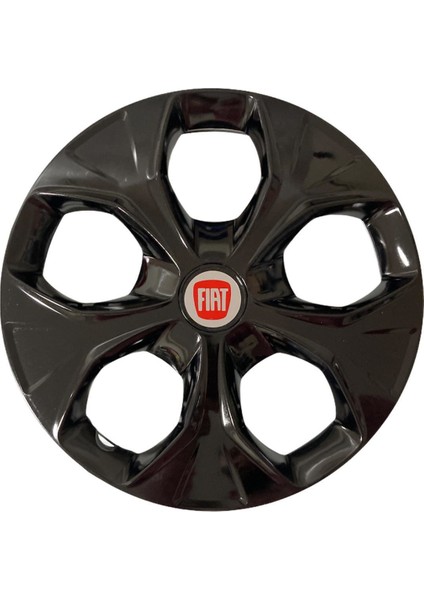 Fiat Linea 14'' Inç Piano Black Kapağı 4'lü Çelik Jant Görünümlü