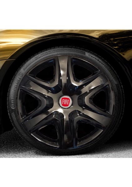 Fiat Linea 15'' Inç Piano Black Kapağı 4'lü Çelik Jant Görünümlü fiyatları