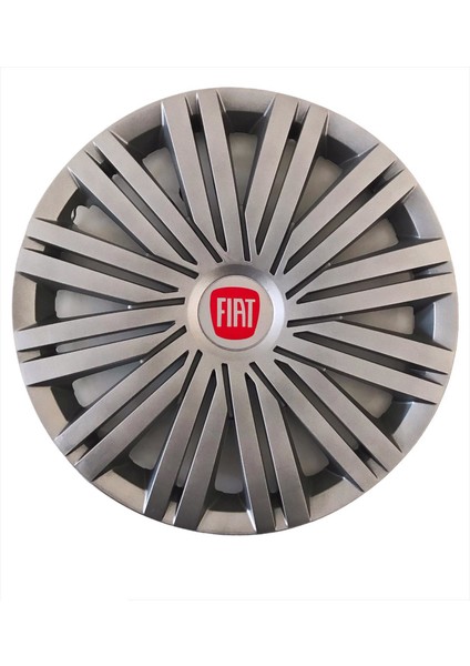 Fiat Punto 15'' Inç Gri Kapağı 4'lü Çelik Jant Görünümlü