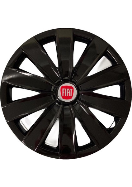 Fiat Mirafiori 14'' Inç Piano Black Kapağı 4'lü Çelik Jant Görünümlü