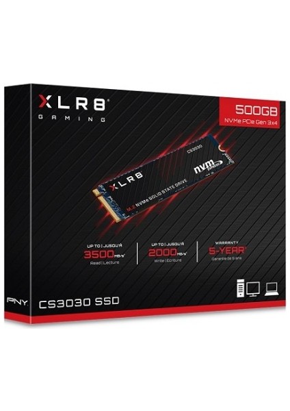 Xlr8 CS3030 500 GB Pcıe M.2 SSD HDD