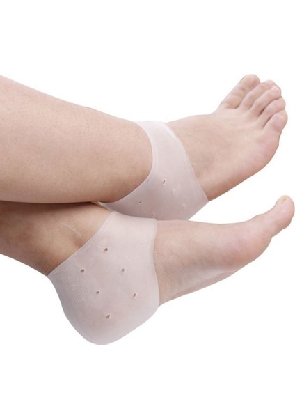Silikon Topuk Çorabı Topuk Dikeni Koruyucu Topuk Gömleği Topukluk Tabanlık ( Çift ) fırsatları