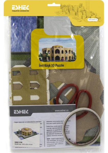 Üç Boyutlu Inci Köşk 1/100 1+1
