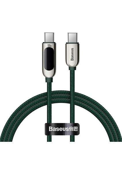Display Type-C To Type-C 100W Hızlı Şarj Veri Kablosu 1m CATSK-B06