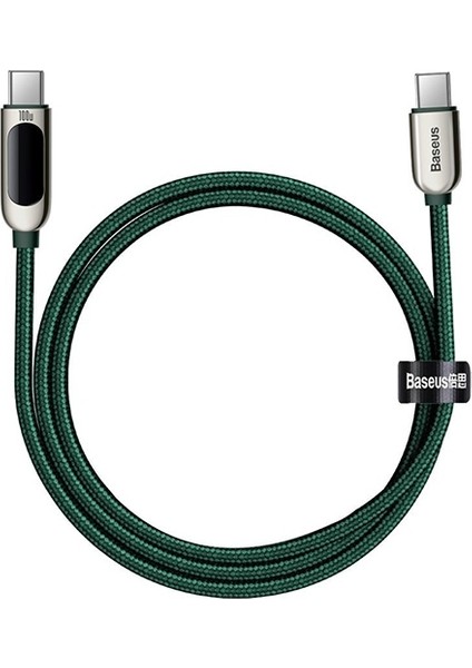 Display Type-C To Type-C 100W Hızlı Şarj Veri Kablosu 1m CATSK-B06
