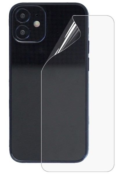 Apple iPhone 12 6.1 Membran Nano Hidrojel Film Arka Koruyucu Hayalet Arka Koruyucu