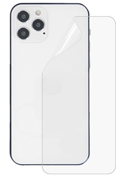 Apple iPhone 12 Pro 6.1 Membran Nano Hidrojel Film Arka Koruyucu Hayalet Arka Koruyucu